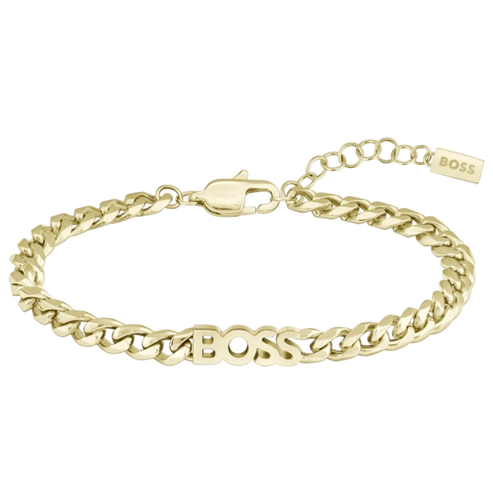 Boss Women's Ionic Plated Thin Gold Steel - 1580593