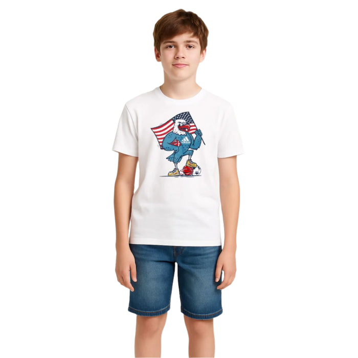 Adidas - Big Boys Short Sleeve USA T-Shirt