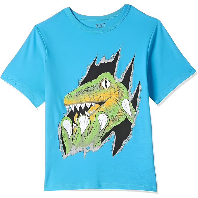 The Children's Place - Toddler Boys Short Sleeve T-Shirt Dino Claw Graphic