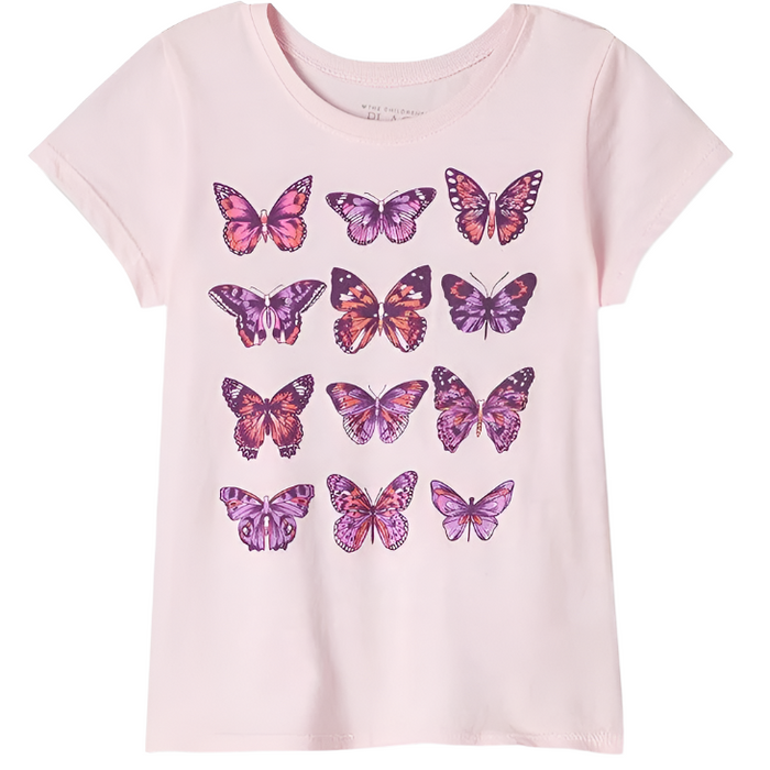 The Children's Place - Big Girls Short Sleeve Top Pink