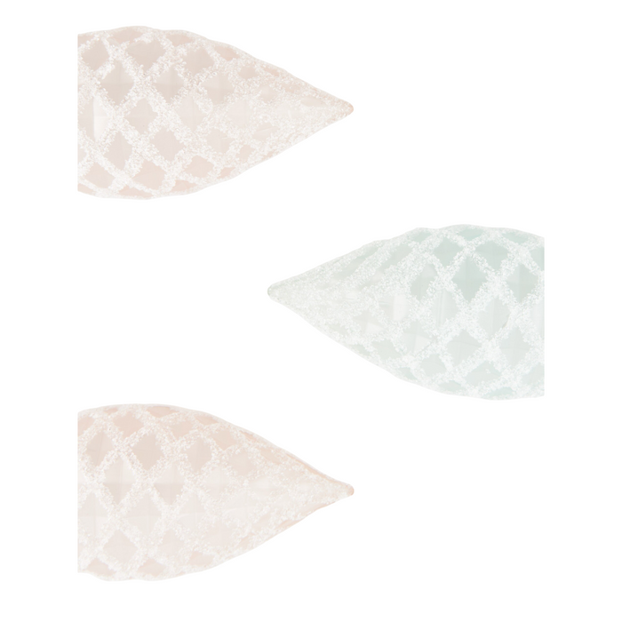 3-Pcs Multicolor Teardrop Baubles