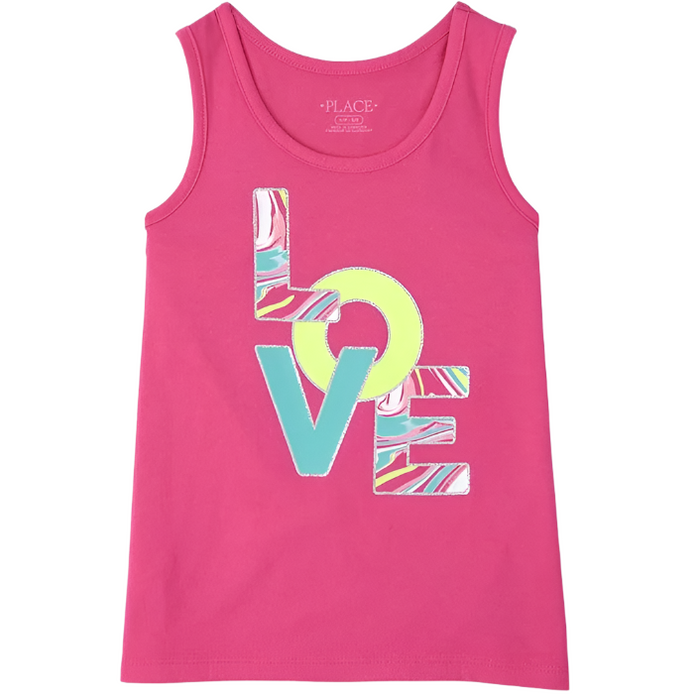 The Children's Place - Big Girls Sleeveless Top Neon Berry