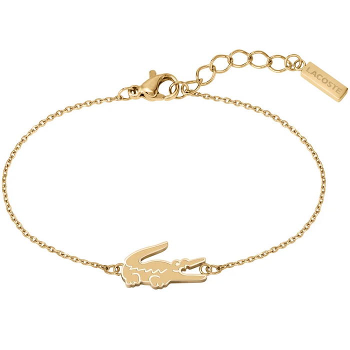 Lacoste Women's Ionic Plated Carnation Gold Steel Bracelet - 2040048