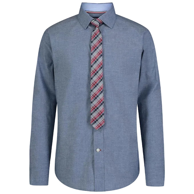 Tommy Hilfiger - Long Sleeve Shirt with Straight Tie
