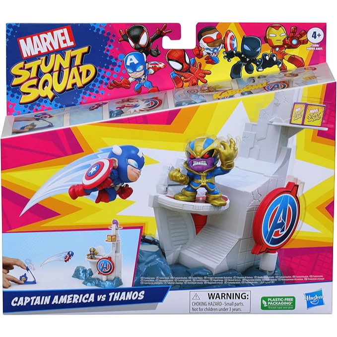 Marvel - Stunt Squad Captain America vs Thanos
