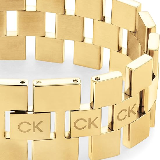 Calvin Klein Women's Ionic Gold Plated Steel Bracelet - 35000244