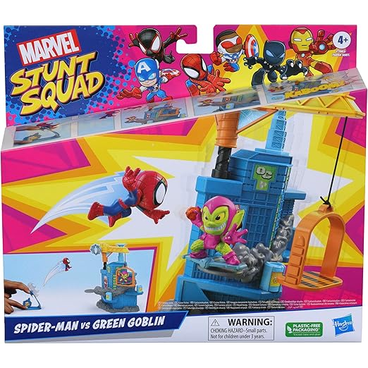 Marvel - Stunt Squad Spider-Man vs Green Goblin