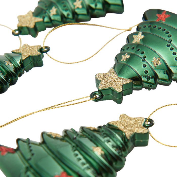 4-Pcs Christmas Tree Baubles