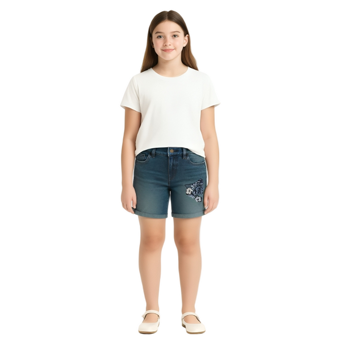 GUESS - Big Boys Denim Linen Shorts