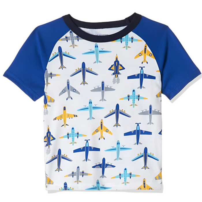 The Children's Place - Toddler Boys Short Sleeve Plane Graphic