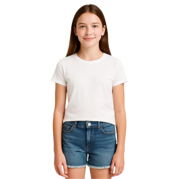 Polo Ralph Lauren - Big Girls Frayed Denim Short Cardell Wash
