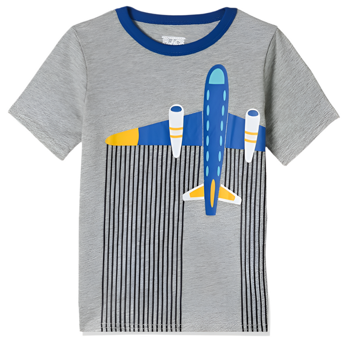 The Children's Place - Toddler Boys Short Sleeve Tee Airplane Graphic