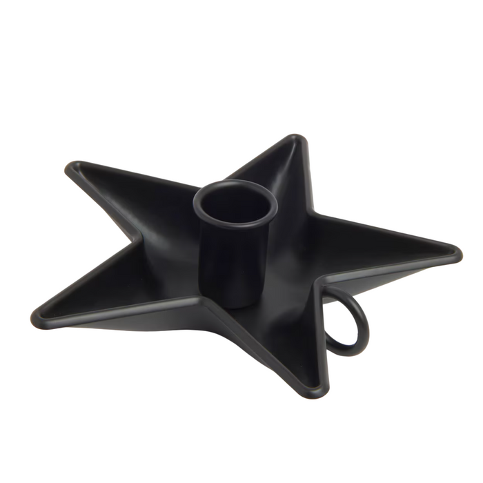 Star Base Candle Holder (Black)