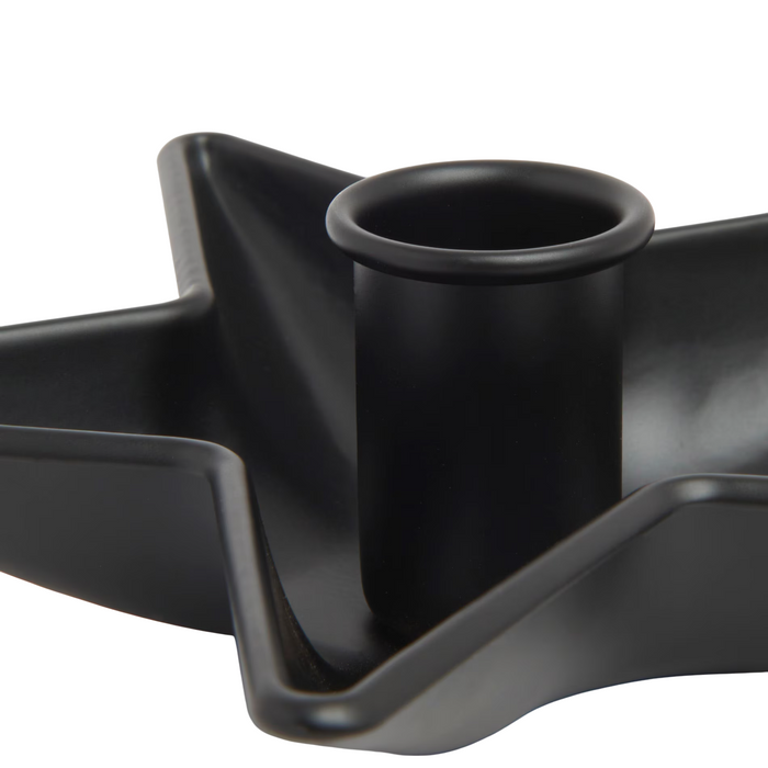 Star Base Candle Holder (Black)