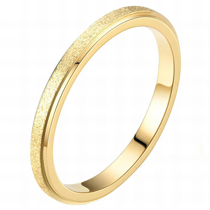 Reriti - Intensiity 18K Gold Plated Frosted Pipe Finger