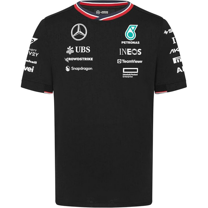 Mercedes AMG Petronas F1 Men's 2024 Team T-Shirt - Black