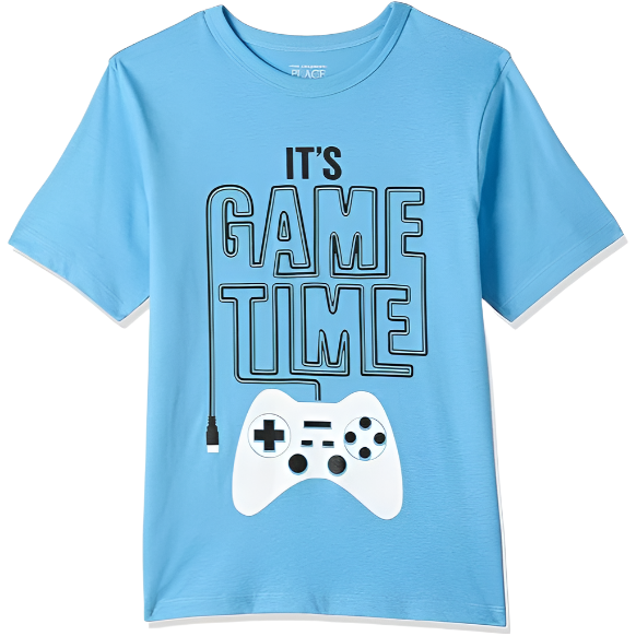 The Children's Place - Big Boys Short Sleeve T-Shirt Blue (Medium)