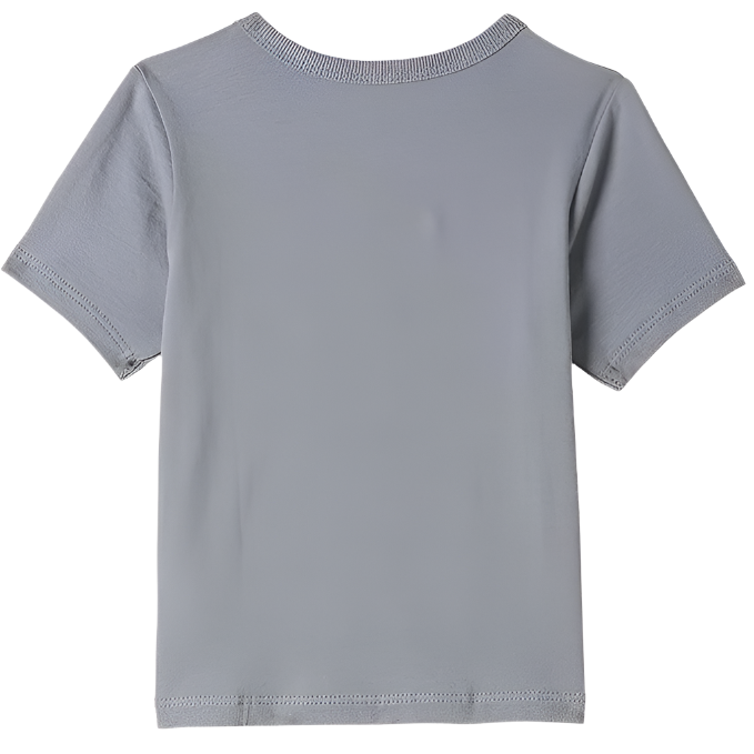 The Children's Place - Toddler Short Sleeve T-Shirt Train Graphic Grey