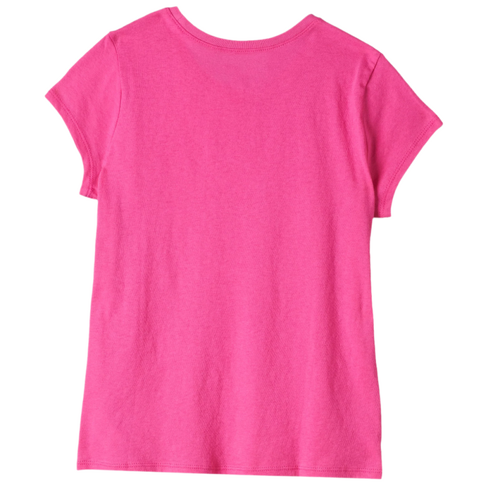 The Children's Place  - Little Girls Short Sleeve Owl Graphic Pink