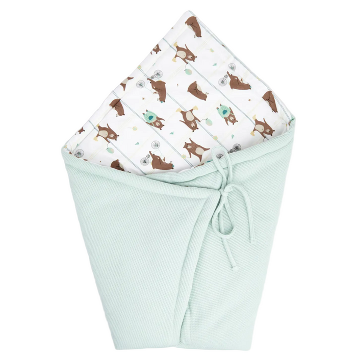 Baby Cone Wrap with Bear Print Design