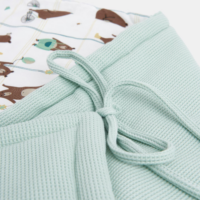 Baby Cone Wrap with Bear Print Design