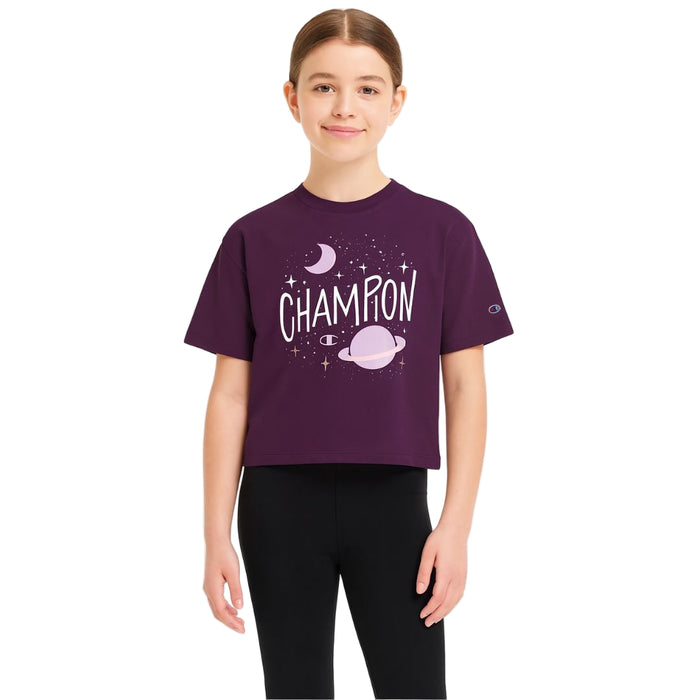 Champion - Big Girls Planet Graphic T-Shirt (12-14)