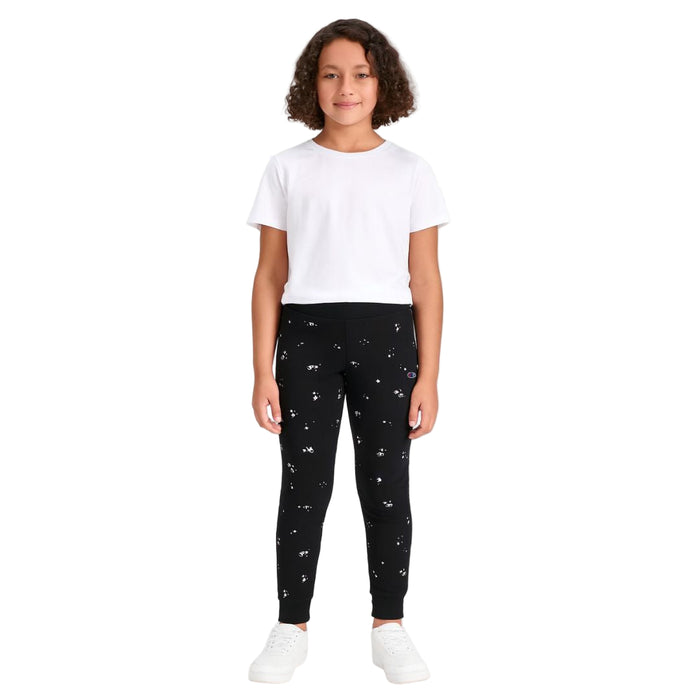 Champion - Big Girls C-Star Black Jogger Pants