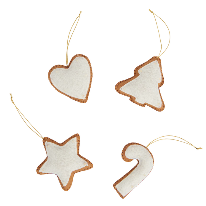 4-Pcs Stuffed Christmas Decor Ornaments