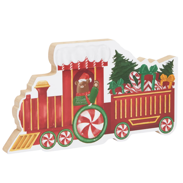 Wooden Christmas Train