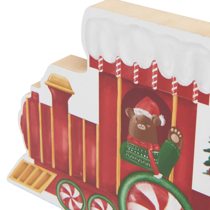 Wooden Christmas Train