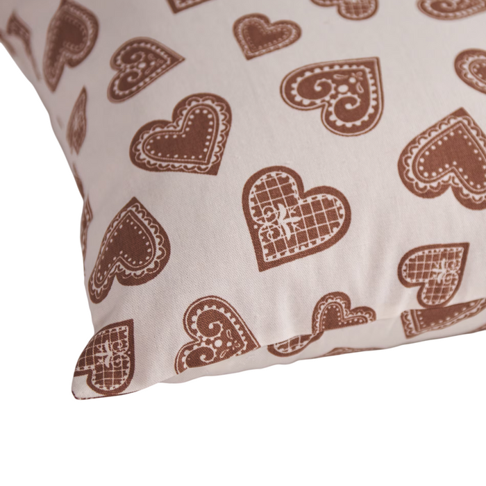 Pillow Case 45 x 45 cm Heart Design