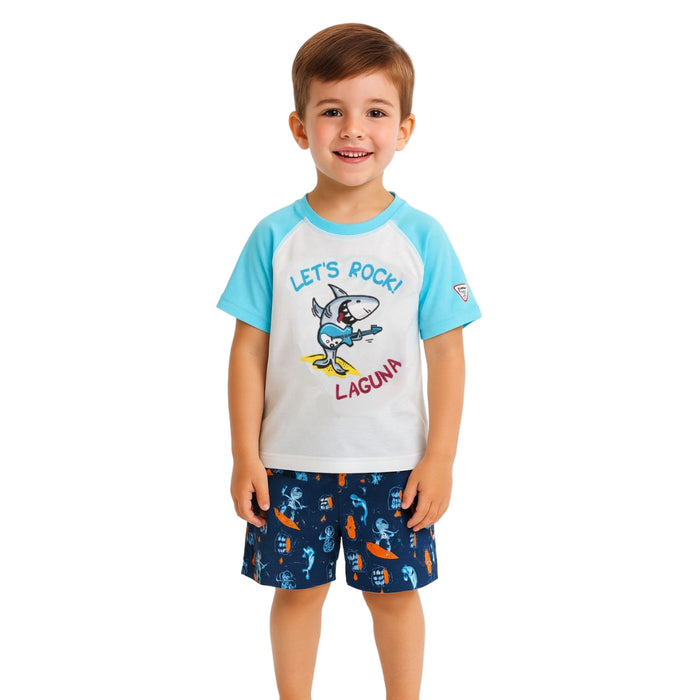 Laguna - Little Boys Let's Rock 2-Piece Set (5-6)