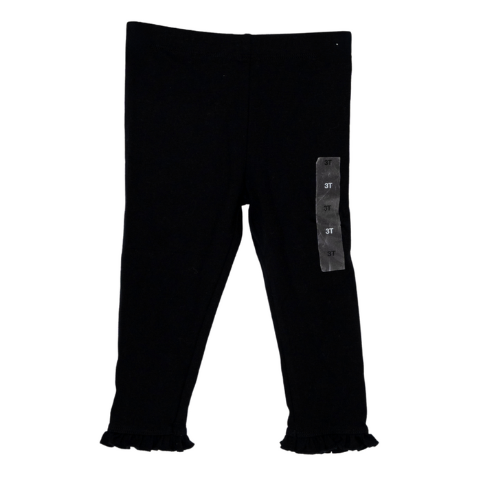 Epic Threads - Toddler Girls Ruffle-End Leggings Deep Black (3)