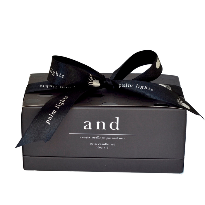 Palm Lights - Mini Twin Candle Set - Unisex Collection