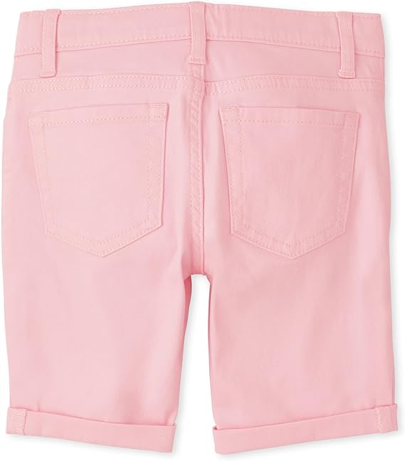 The Children's Place -  Little Girls Solid Skimmer Shorts Pink