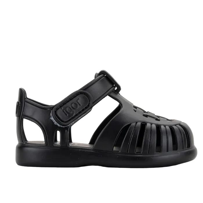 Igor Little Girls Black Tobby Sandals