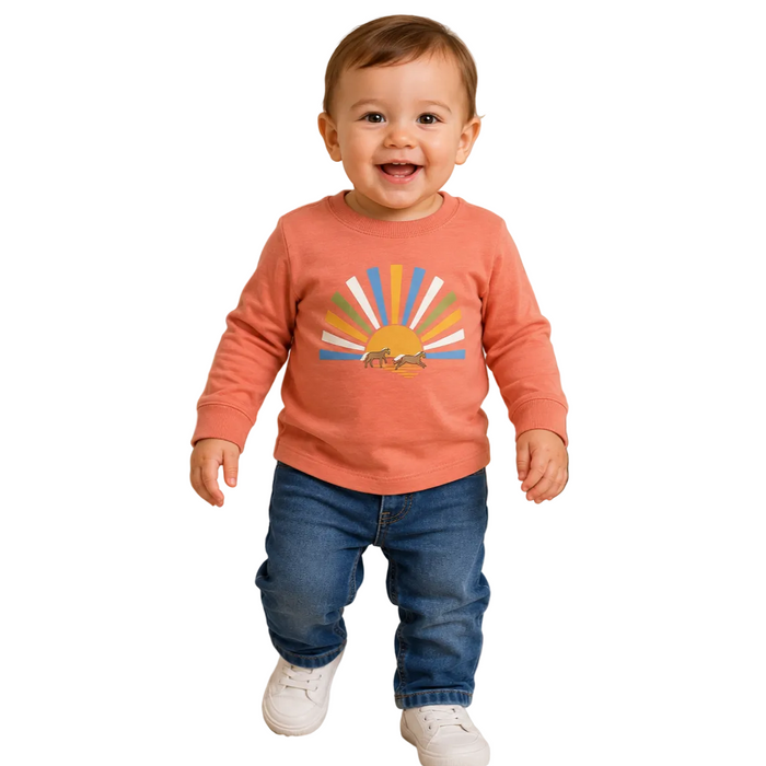 First Impression - Little Boys Long Sleeve Crewneck Shirt