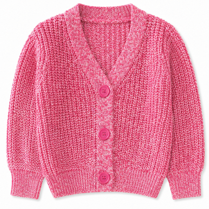 Epic Threads - Little Girls Knitted Cardigan Pink