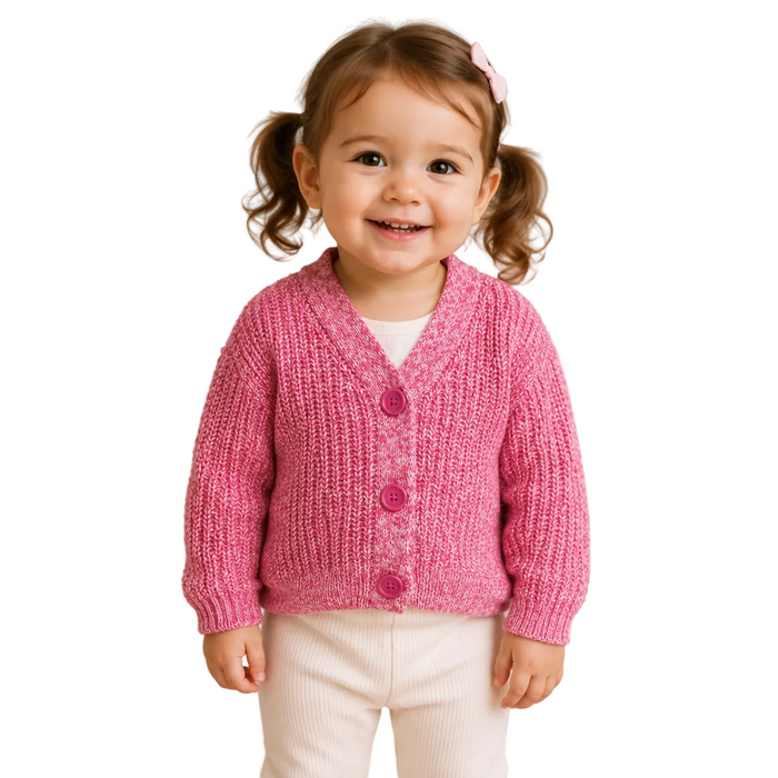 Epic Threads - Little Girls Knitted Cardigan Pink