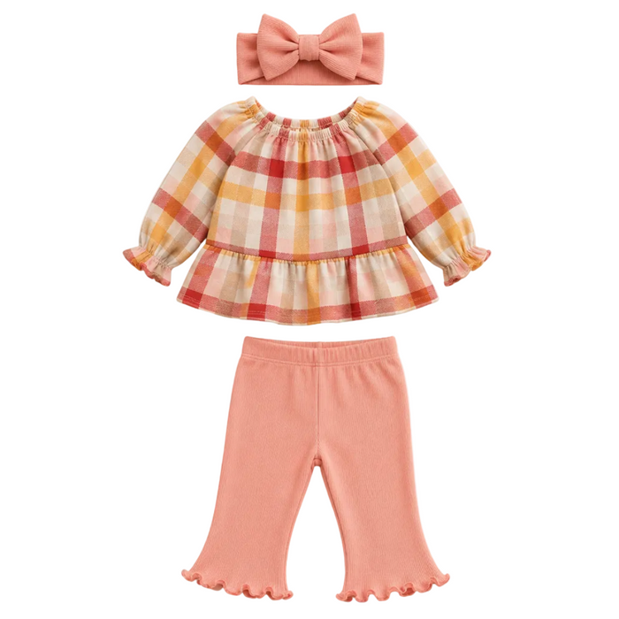 First Impression - Little Girls 3-Pc Overall Set