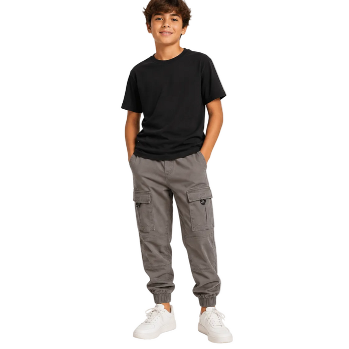 Ring of Fire - Big Boys Cargo Jogger Pants (Large)
