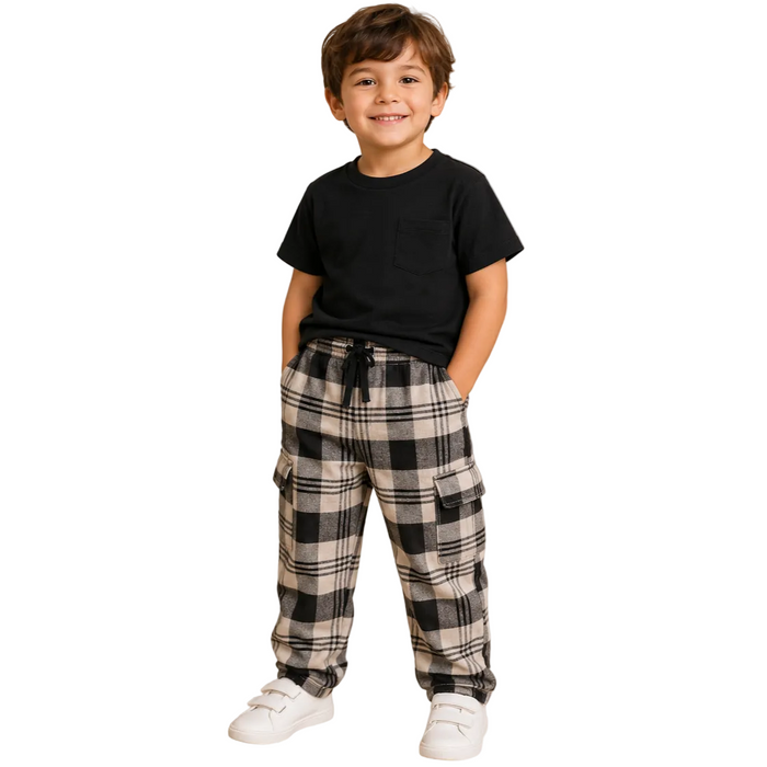 Epic Threads - Little Boys Drawstring Gingham Relax Pants