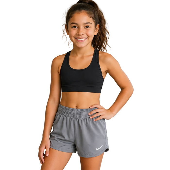 Nike - Girls Dri-Fit Loose Training Shorts Grey