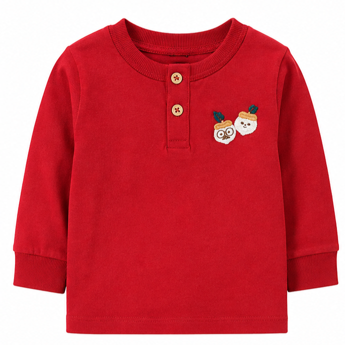 First Impression - Little Boys Long Sleeve Two Button Shirt