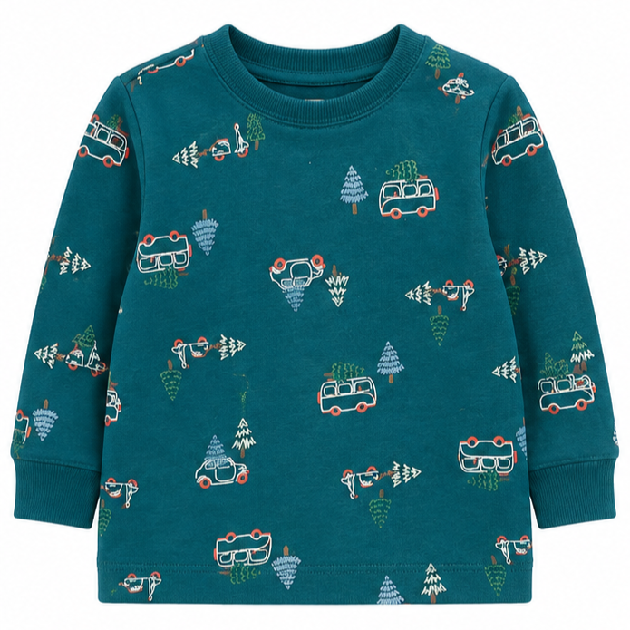 First Impression - Little Boys Long Sleeve Sweater