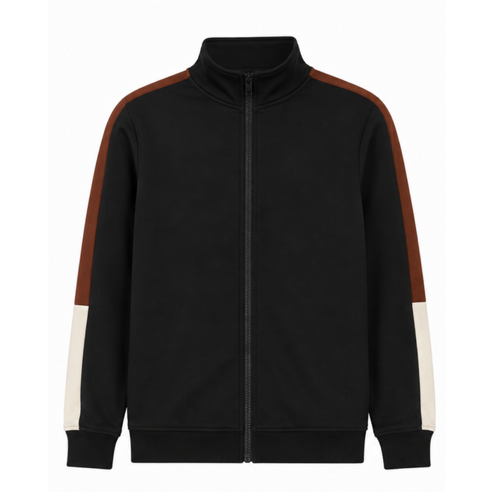 Univibe - Big Boys Black Full-zip Track Jacket