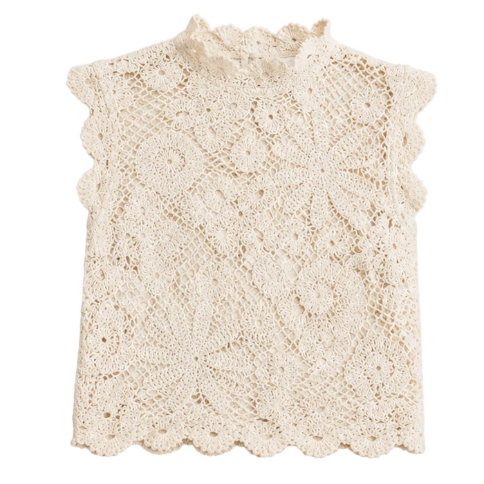 Michelle Keegan - Little Girls Crochet Sequin Tank Top