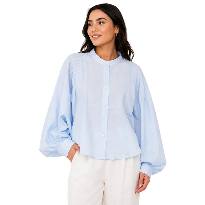 V by Very - Batwing Sleeve Button Blouse