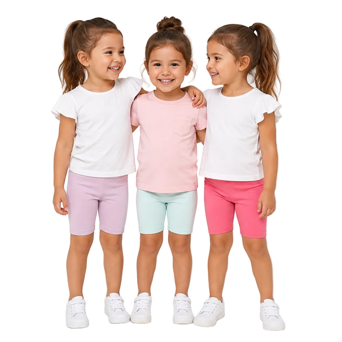 V by Very - Toddler Girls 3-Pc Everyday Bike Shorts