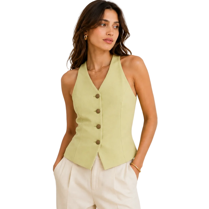 V by Very - Women's 90's Neck Waistcoat